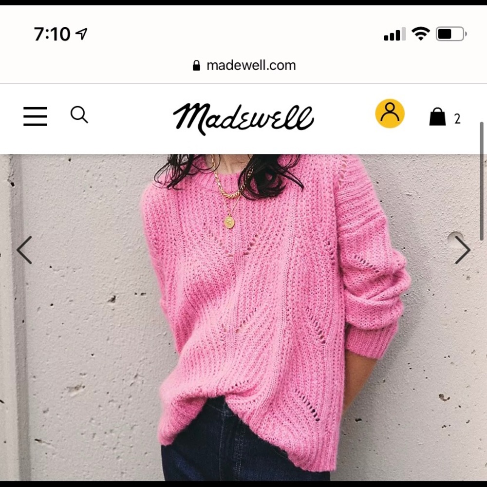 MADEWELL CHARLEY PULLOVER SWEATER